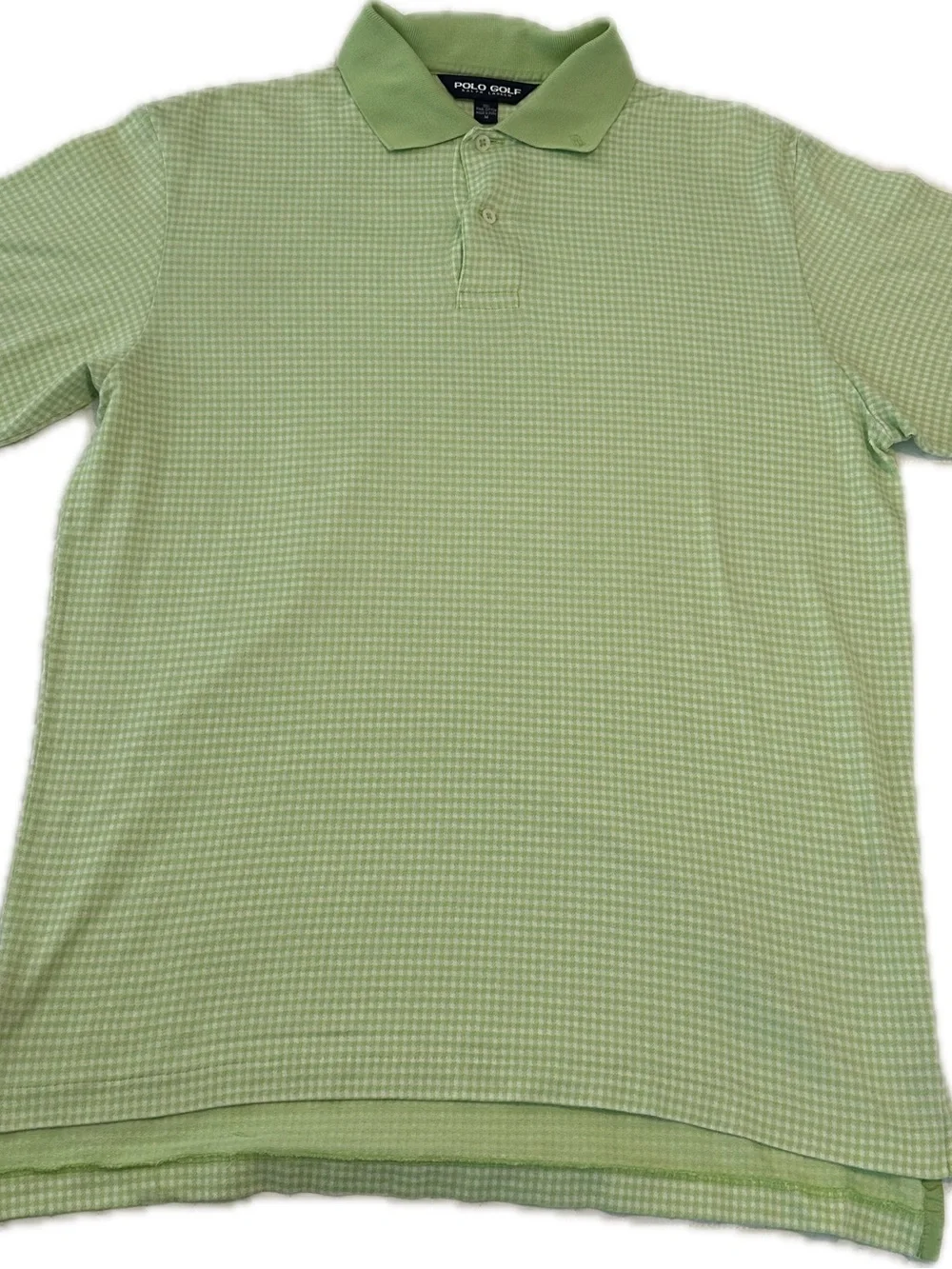 Ralph Lauren Light Green Pattern Polo Shirt